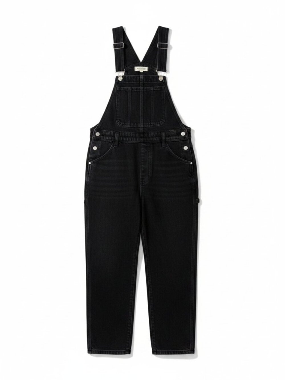 Madewell Straight-Leg Overalls in Lunar Wash